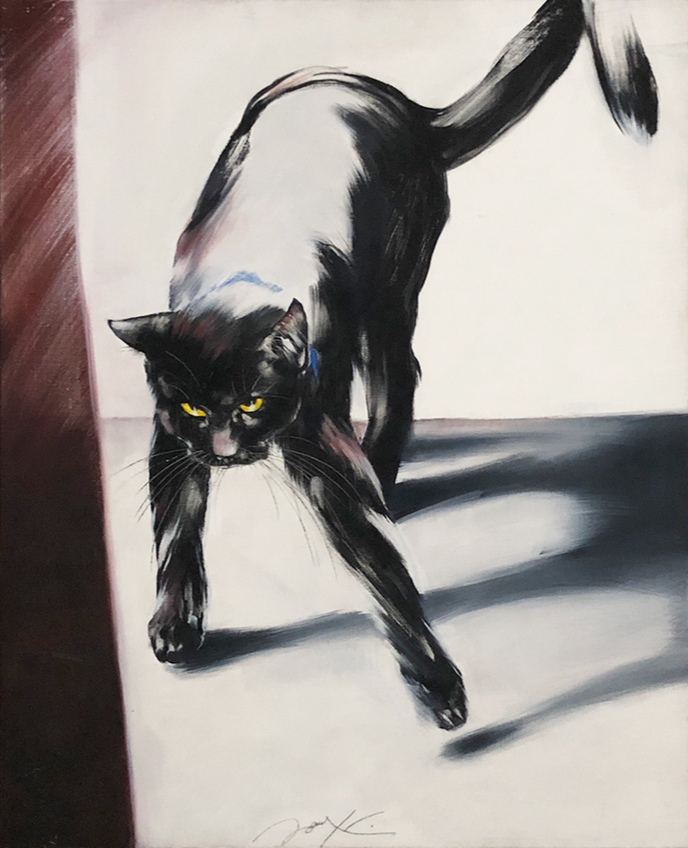 Chat Hermogène — Gemälde von Sonja Knapp
